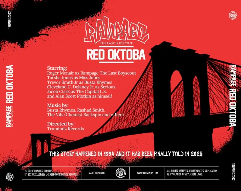 Rampage The Last Boyscout - Red Oktoba [CD] - Trumindz Records