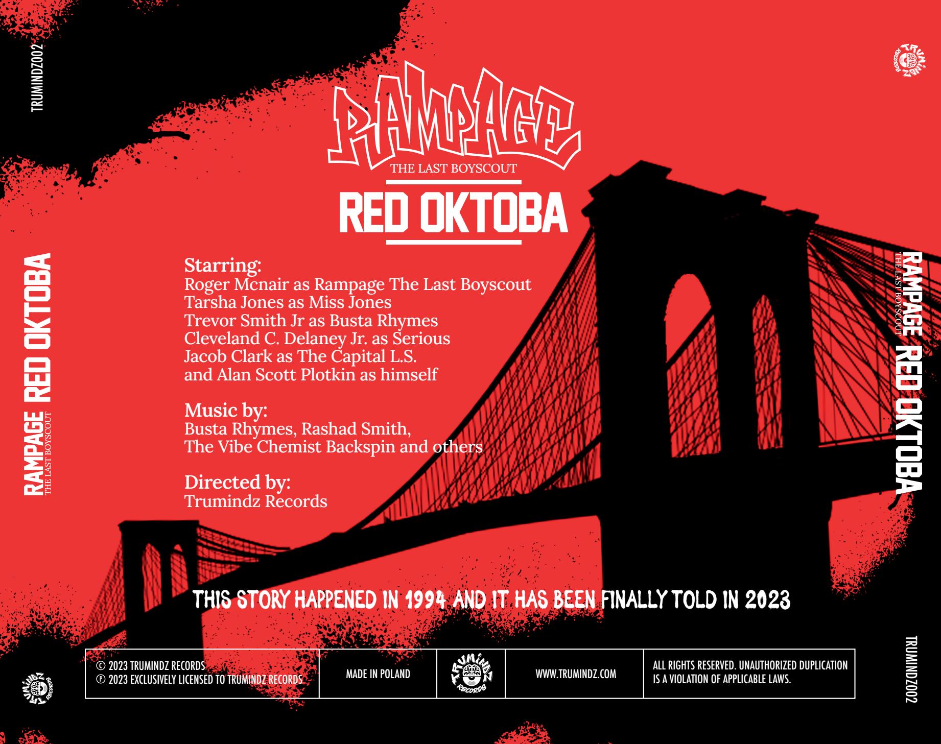 Rampage The Last Boyscout - Red Oktoba, CD album released by Trumindz Records