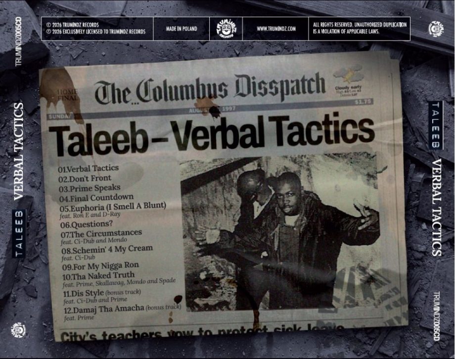 Taleeb - Verbal Tactics [CD] - Trumindz Records